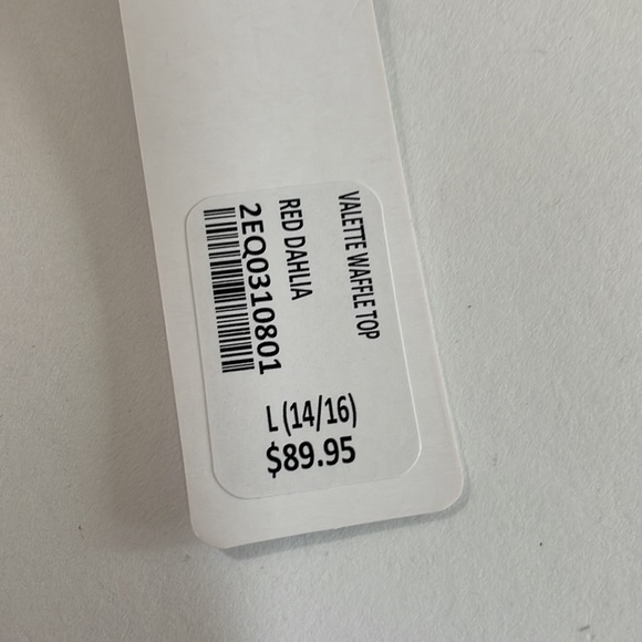 Soft Surroundings Valette Waffle Top with Rhinestone Embroidery NWT - Picture 7 of 8